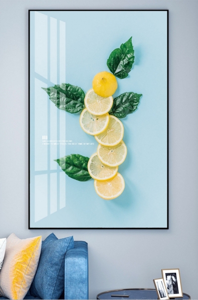 Картина на кухню "Яркий лимон" 