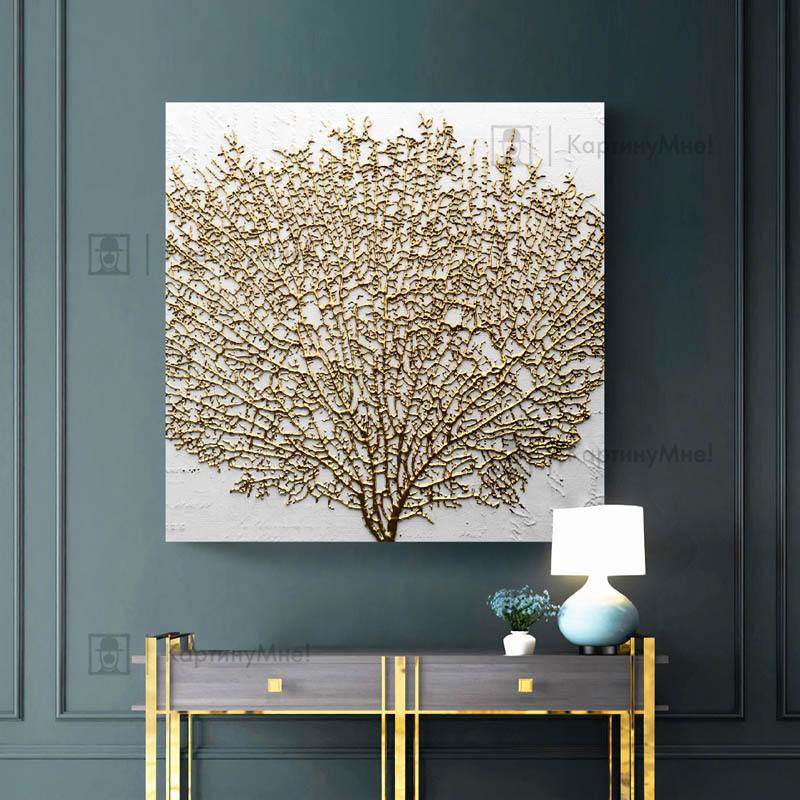 Картина интерьерная Золотое дерево купить в КартинуМне!, цены от 990р.