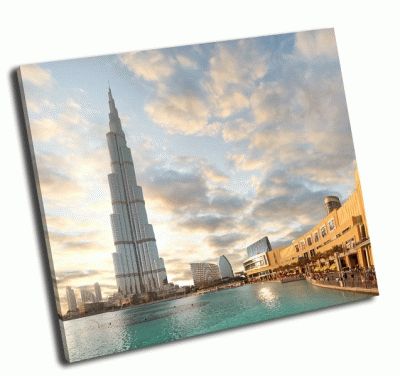 Картина бурдж-халифа самый высокий небоскреб