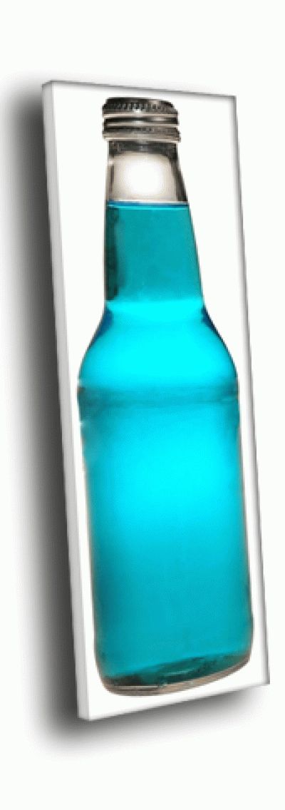 Картина голубой напиток