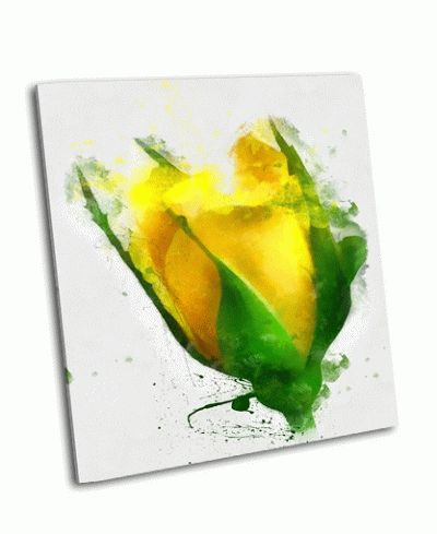 Картина красивая желтая роза