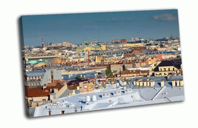 Картина крыши петербурга