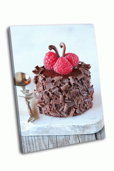 Картина маленький шоколадный торт