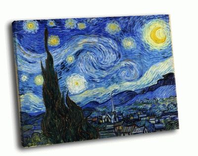 Картина ван гог - звёздная ночь купить