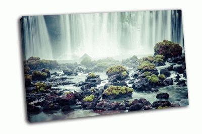 Картина водопад игуасу со стороны бразилии