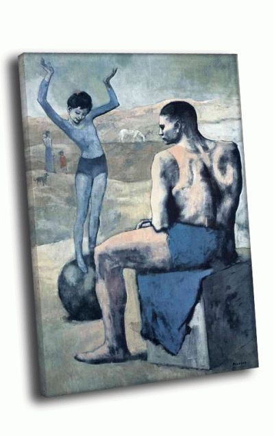 Репродукция картины пабло пикассо - девочка на шаре