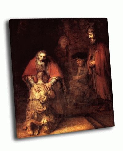 Репродукция картины рембрандт - «возвращение блудного сына»