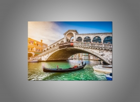 Мостом с закатом, Венеция