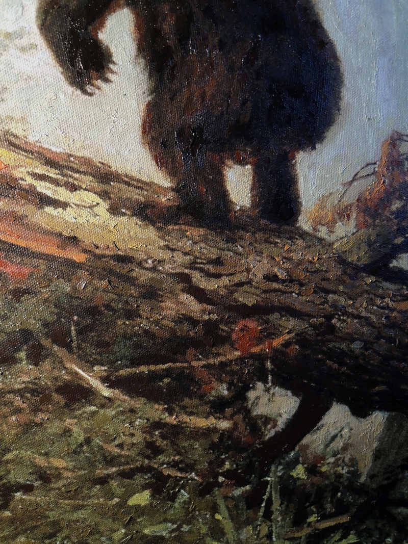 Картина (постер) - Утро в сосновом бору - И. Шишкин (Три медведя) | купить  в КартинуМне!, цены от 990р.